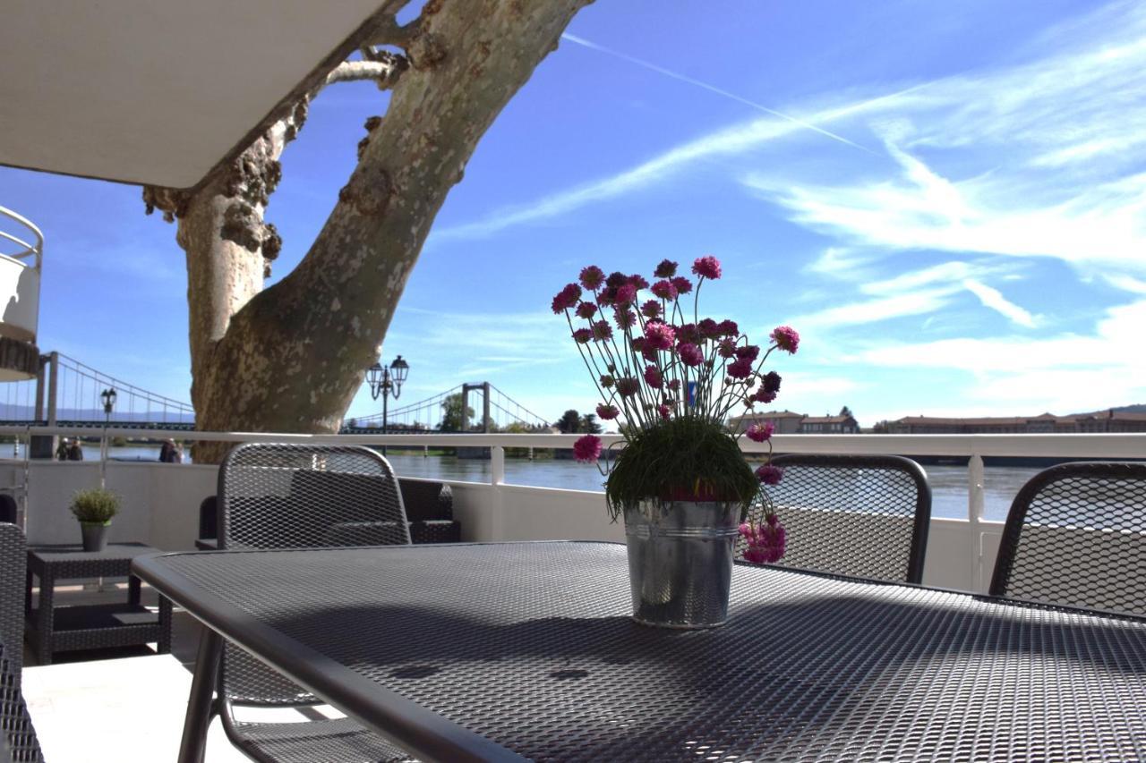 La Batie - Terrasse Avec Vue Imprenable Sur Le Rhone, 3 Chambres, 3 Salles De Bain 泰恩·埃米塔日 外观 照片