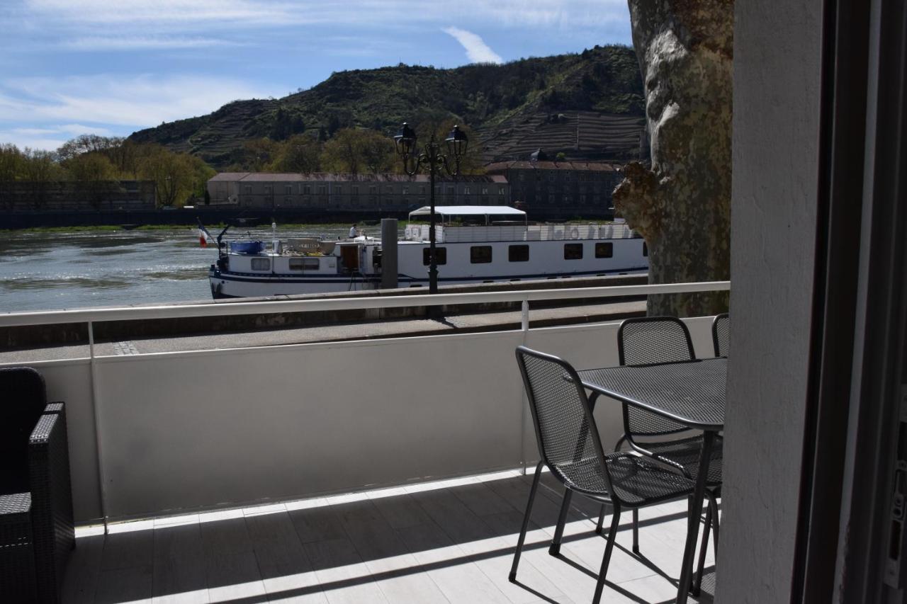 La Batie - Terrasse Avec Vue Imprenable Sur Le Rhone, 3 Chambres, 3 Salles De Bain 泰恩·埃米塔日 外观 照片